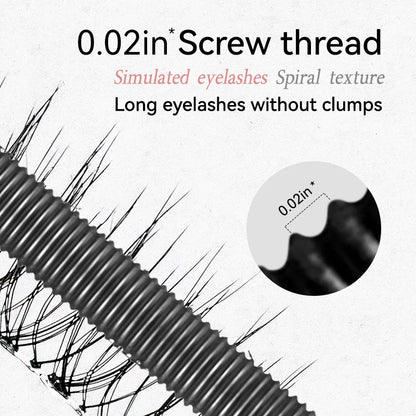 4D Silk Fiber Mascara Waterproof Long-Lasting Intense Curl Black