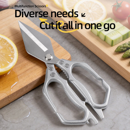 Tijeras de Cocina Multiusos – Acero Inoxidable y Aluminio
